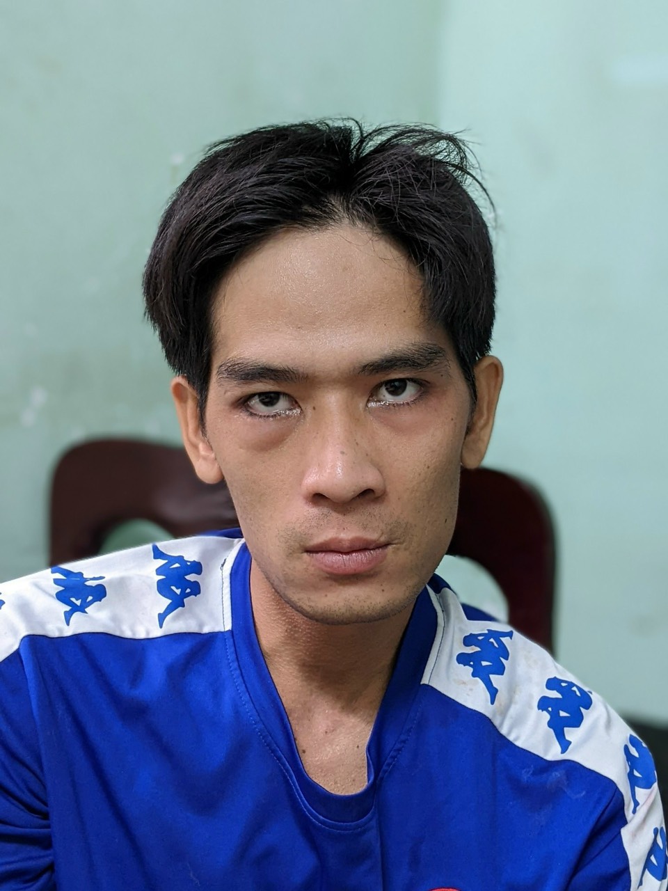 Chém nhân viên bảo vệ, cướp xe máy bỏ trốn ở Long An - Ảnh 1.