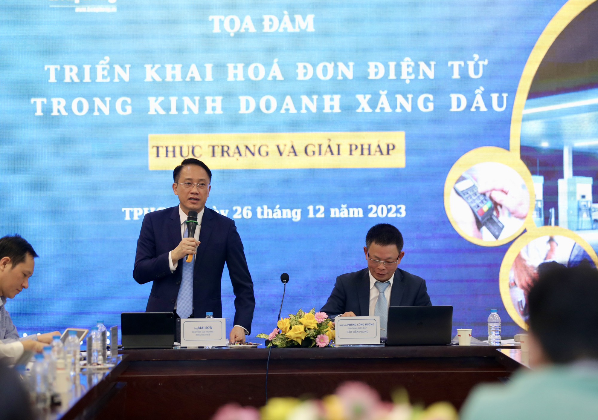 Mới có 16% doanh nghiệp triển khai xuất hóa đơn điện tử trong bán lẻ xăng dầu, vì sao? - Ảnh 1.