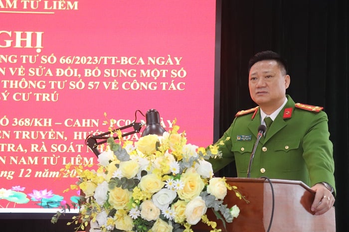 Nam Từ Liêm tổng kiểm tra, rà soát người tạm trú - Ảnh 1.