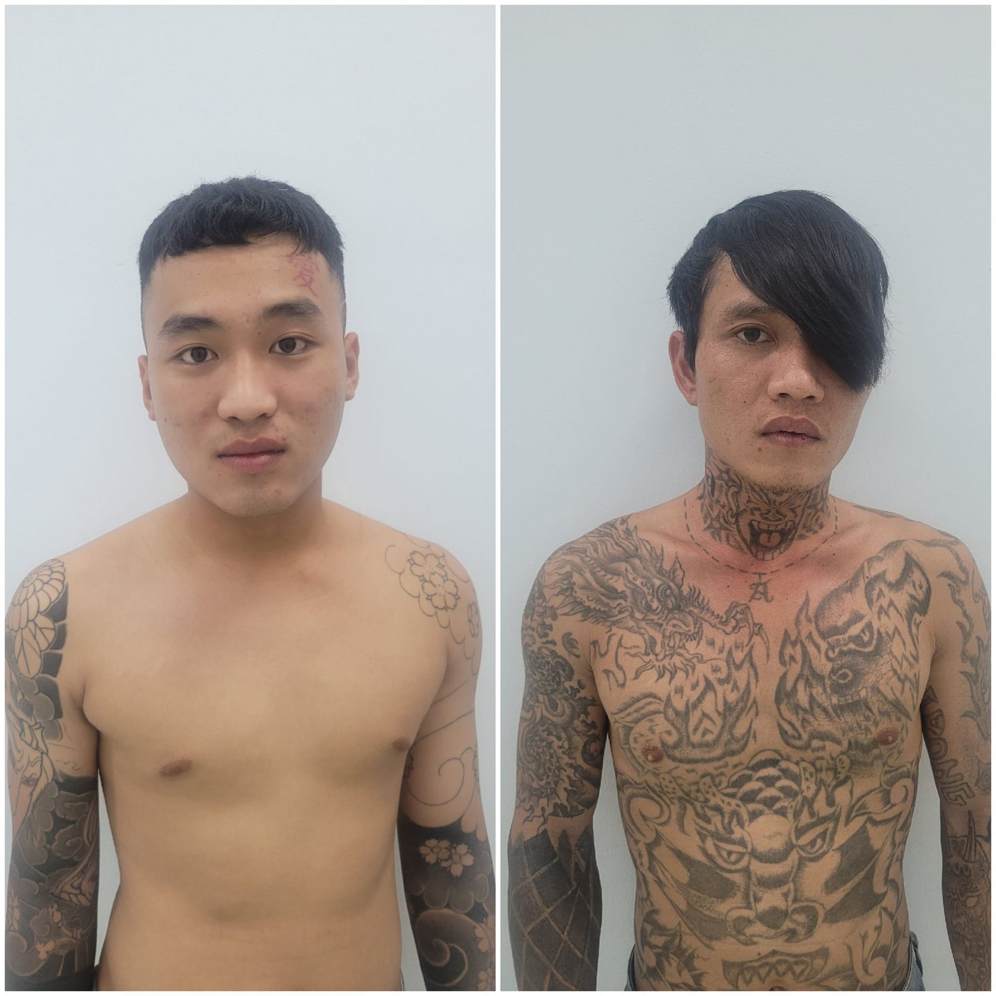 Vác hung khí tìm đối thủ hỗn chiến bị công an ngăn chặn vì đăng ảnh lên mạng để &quot;ra oai&quot; - Ảnh 2.