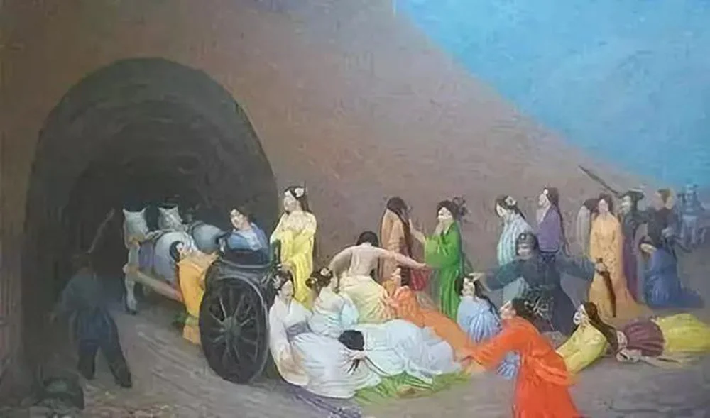 Giải mã hủ tục tuẫn táng theo hoàng đế: Phi tần, cung nữ bị chôn sau khi chết hay &quot;xuống mồ&quot; ngay khi con sống? - Ảnh 1.