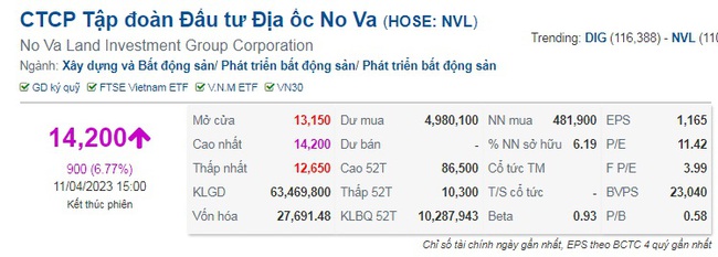 Được &quot;lập tổ công tác&quot; để gỡ vướng các dự án tại Bình Thuận và Đồng Nai, cổ phiếu Novaland tím trần - Ảnh 3.