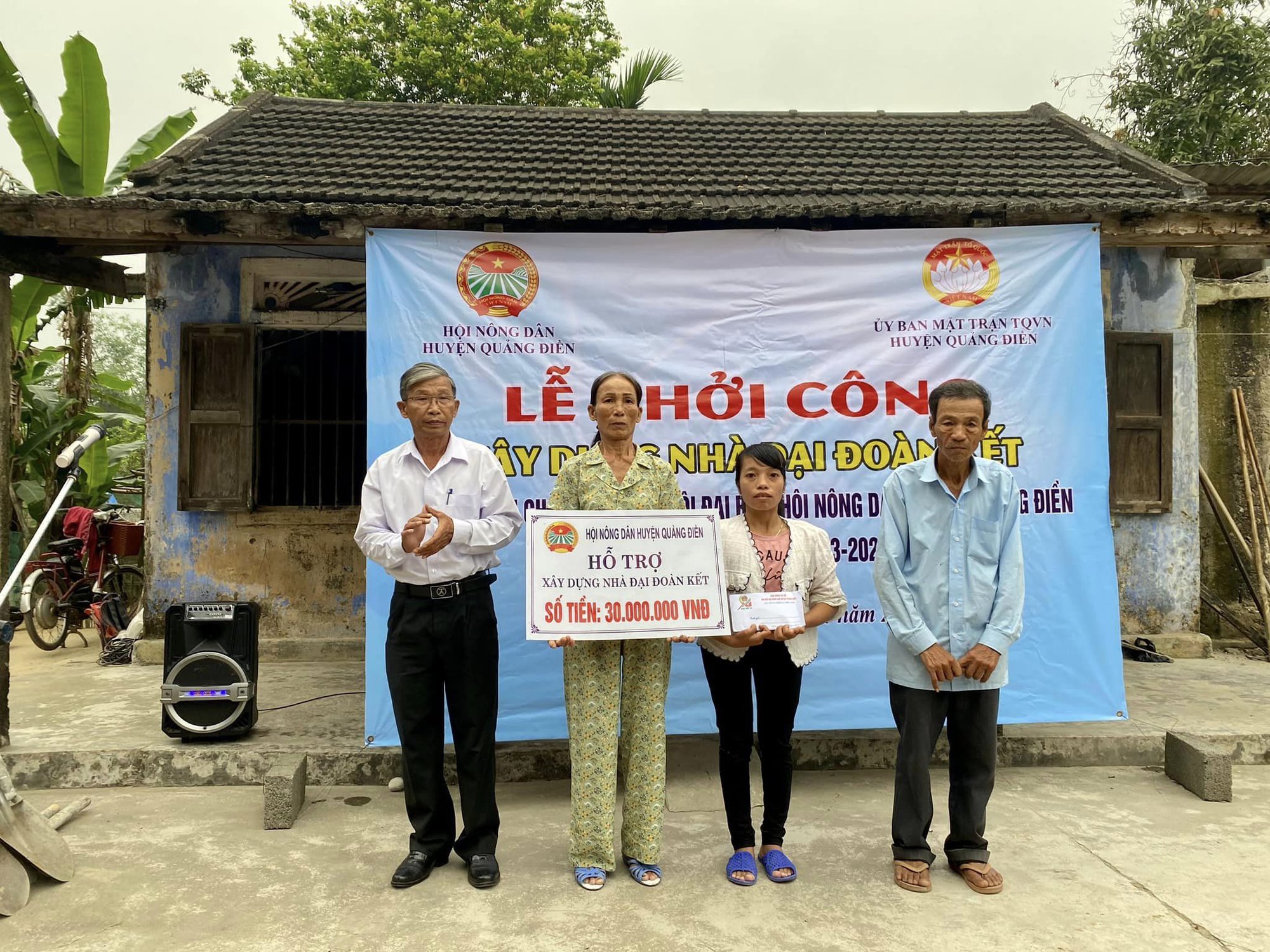 Thừa Thiên Huế: Khởi công xây dựng nhà cho hội viên nông dân có hoàn cảnh khó khăn - Ảnh 2.
