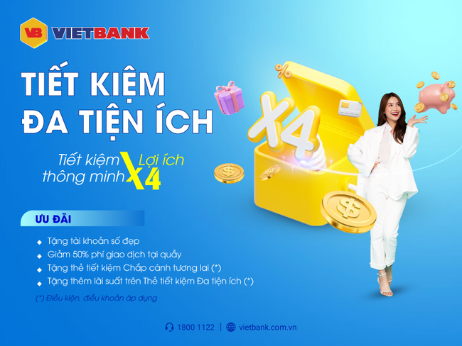 Gửi tiết kiệm nhận tài khoản số đẹp và nhiều ưu đãi tại Vietbank - Ảnh 1.