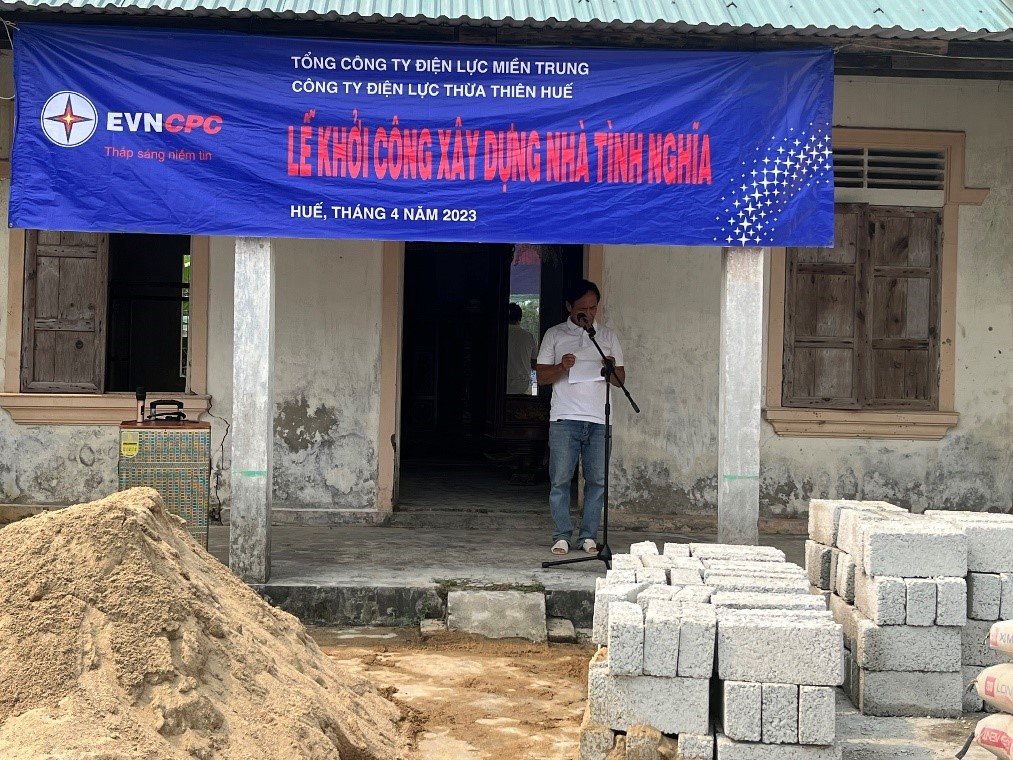 Điện lực TT-Huế hoàn thành khởi công 5 nhà tình nghĩa cho các hộ gia đình đặc biệt khó khăn  - Ảnh 5.
