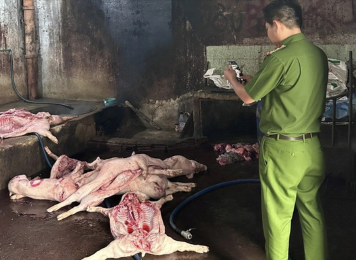 Đồng Nai sẽ kiểm tra các sạp bày bán thịt gà nhan nhản ở lề đường nhưng có đóng dấu kiểm dịch - Ảnh 1.