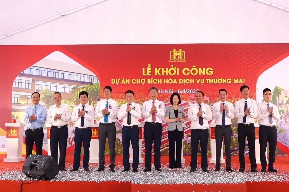 Thanh Oai: Khởi công Dự án chợ đầu mối Bích Hòa trị giá hơn 1.000 tỷ đồng - Ảnh 1.