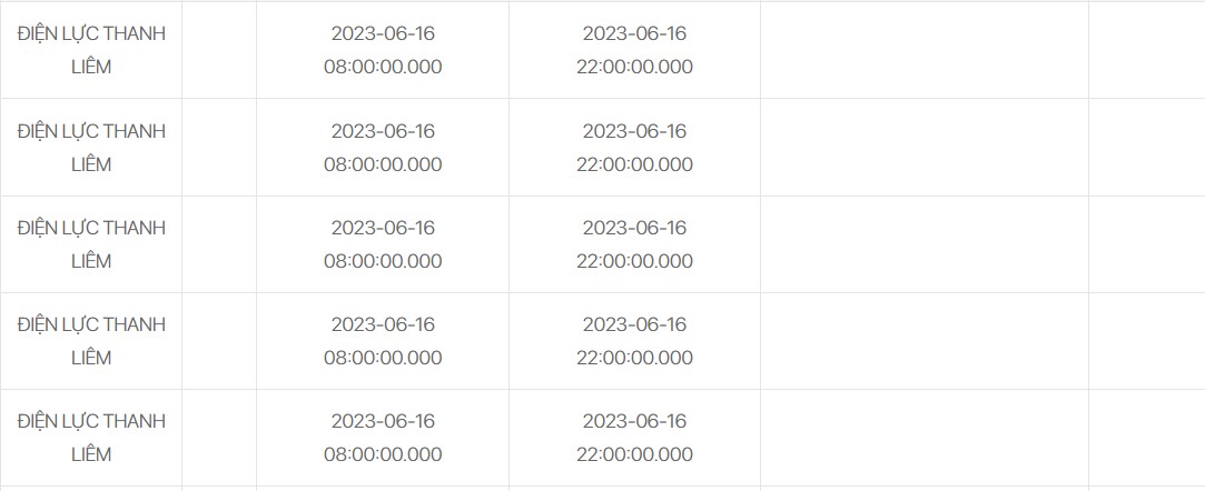 Lịch cắt điện Hà Nam ngày 16/6 chính xác, đầy đủ nhất - Ảnh 3.