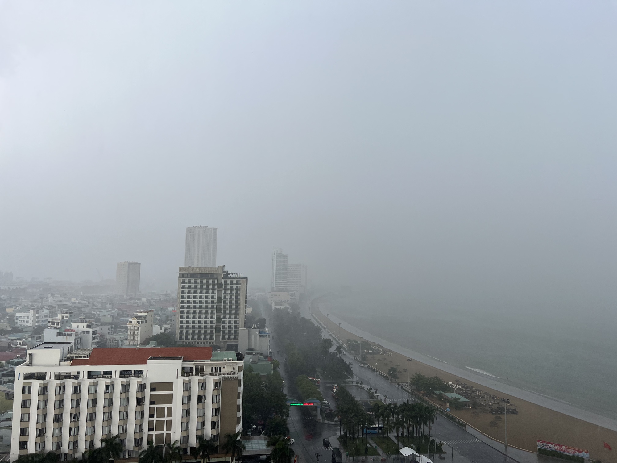 Quy Nhơn bất ngờ xuất hiện mưa &quot;vàng&quot; khi đang nắng nóng gay gắt - Ảnh 4.