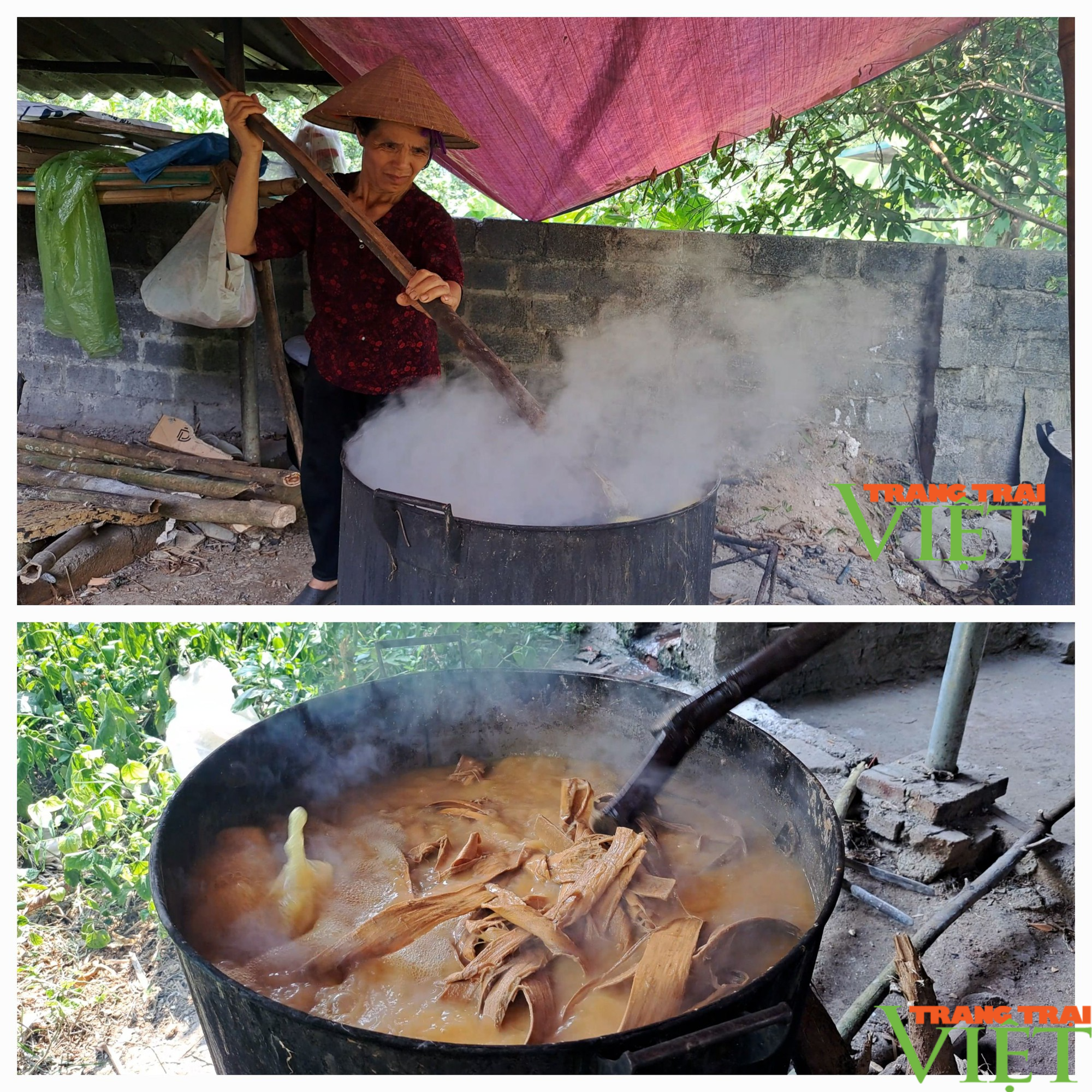 Những nghệ nhân Suối Cỏ miệt mài "giữ lửa" nghề làm giấy dó - Ảnh 3. Những nghệ nhân Suối Cỏ miệt mài "giữ lửa" nghề làm giấy dó - Ảnh 3.