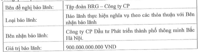 SeABank bảo lãnh 900 tỷ đồng cho dự án của Tập đoàn BRG - Ảnh 1.