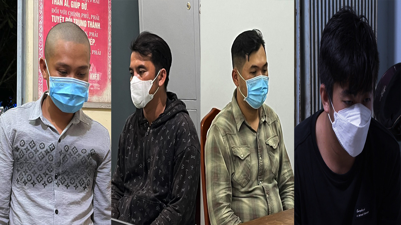 Bắt chó và đe dọa chủ nhà, 4 thanh niên ở Vĩnh Long bị Công an tạm giữ khẩn cấp - Ảnh 1.