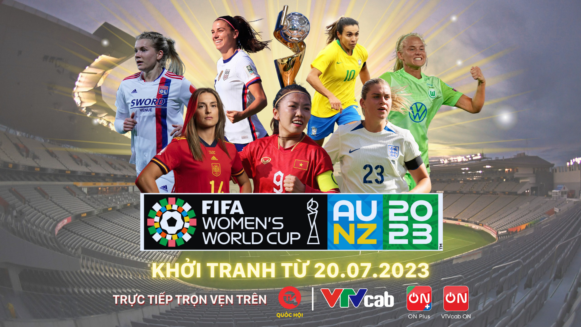 Xem trực tiếp World Cup nữ 2023 trên kênh nào? - Ảnh 1.