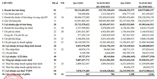 6 tháng đầu năm 2023, Gỗ Đức Thành (GDT) báo lãi đạt 15,4 tỷ đồng, thực hiện 18% kế hoạch - Ảnh 1.