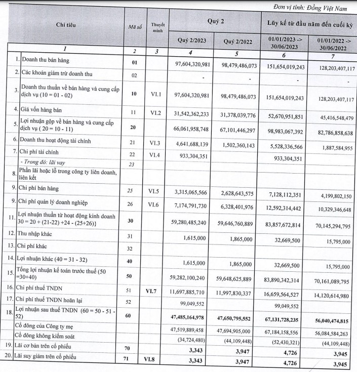 Công viên nước Đầm Sen (DSN) lãi khoảng 370 triệu đồng mỗi ngày trong 6 tháng 2023 - Ảnh 1. Công viên nước Đầm Sen (DSN) lãi khoảng 370 triệu đồng mỗi ngày trong 6 tháng 2023 - Ảnh 1.