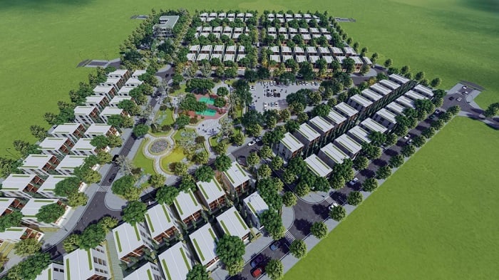 Mê Linh bắt đầu xây dựng khu tái định cư rộng gần 8ha phục vụ dự án đường Vành đai 4 - Ảnh 1.