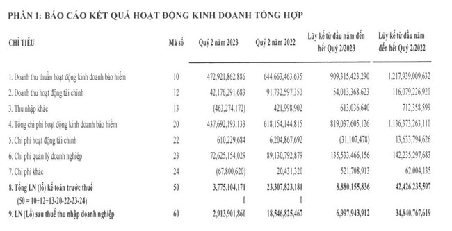 Lý do gì Bảo hiểm Hàng không (AIC) báo lãi quý II giảm tới 84%? - Ảnh 1.