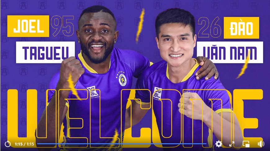 Hà Nội FC chiêu mộ ngoại binh Cameroon có giá 19 tỷ đồng - Ảnh 1.