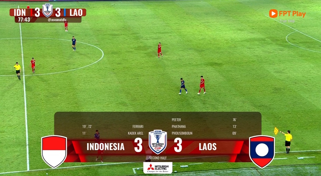 Lào gây sốc trước Indonesia trong “cơn mưa bàn thắng" - Ảnh 2.