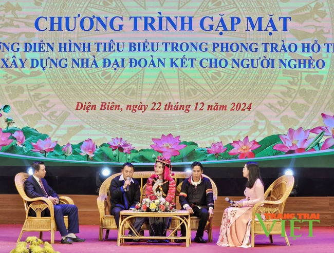 Điện Biên: Gặp mặt các tập thể, cá nhân điển hình trong hỗ trợ làm nhà Đại đoàn kết năm 2024   - Ảnh 1.