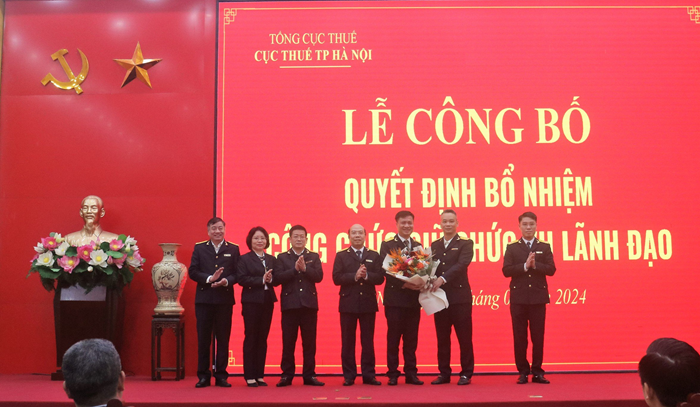 Bổ nhiệm Phó Cục trưởng Cục thuế Hà Nội - Ảnh 1.