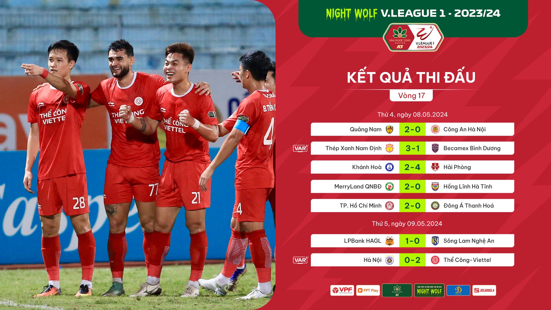 BXH V.League 2023/2024 sau vòng 17: Nóng ở hai đầu!- Ảnh 1.