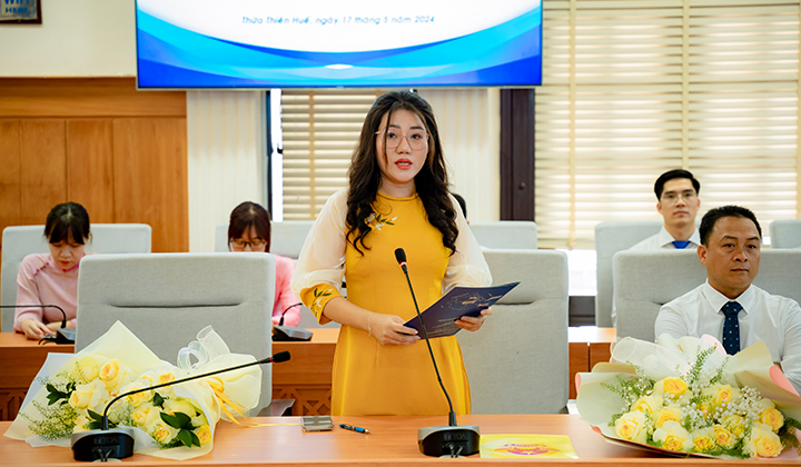 Bổ nhiệm 3 cán bộ lãnh đạo Trung tâm Xúc tiến đầu tư, thương mại và hỗ trợ doanh nghiệp TT- Huế - Ảnh 2.