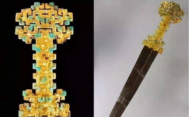 Lăng mộ quý tộc thời Tây Chu: Đào được chuôi kiếm bằng vàng ròng nặng 6kg- Ảnh 1.