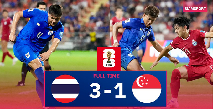 Thắng Singapore 3-1, ĐT Thái Lan có đoạt vé vào vòng 3?- Ảnh 1.