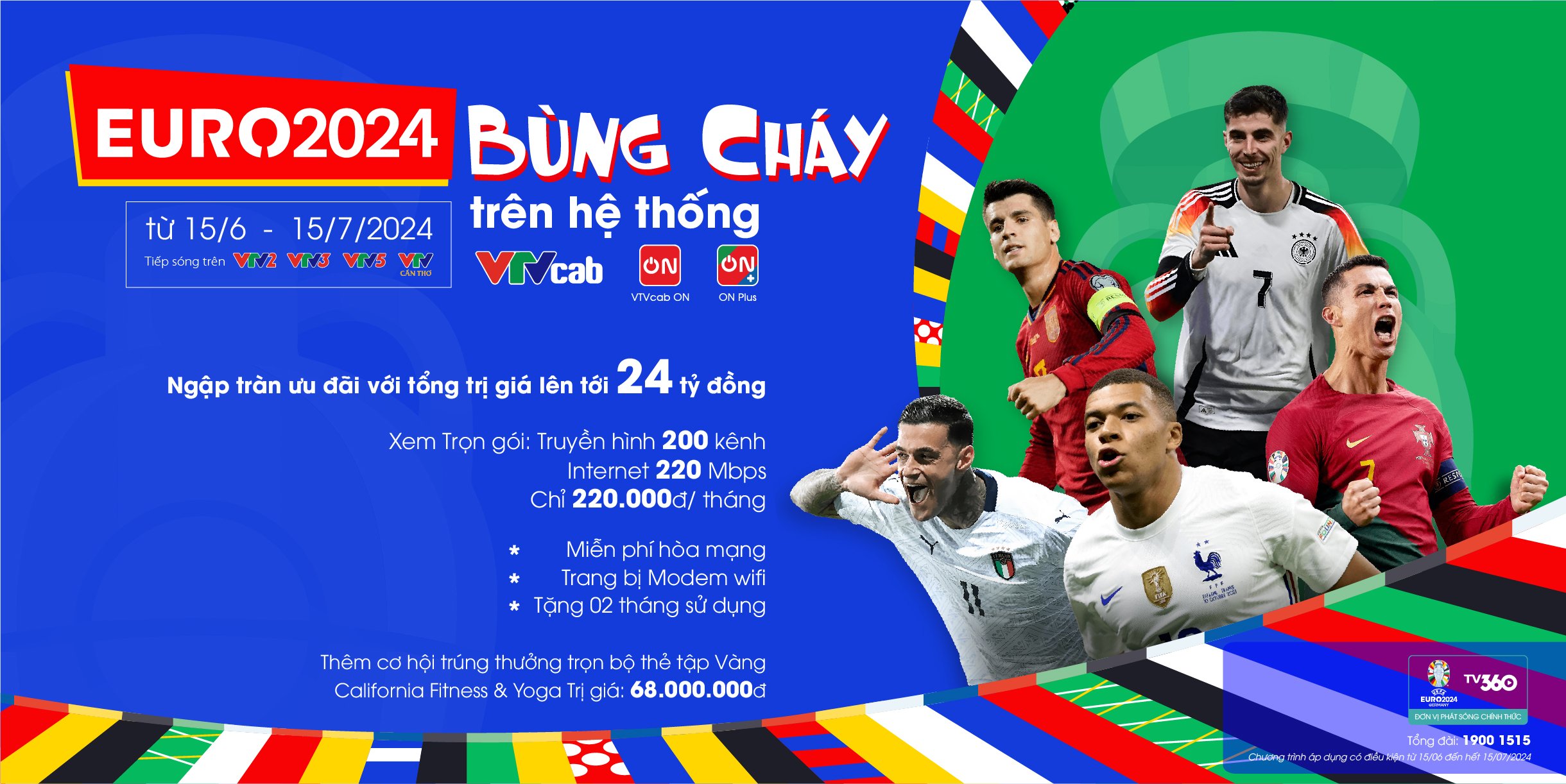 EURO 2024 - Bùng Cháy trên hệ thống VTVcab- Ảnh 3.
