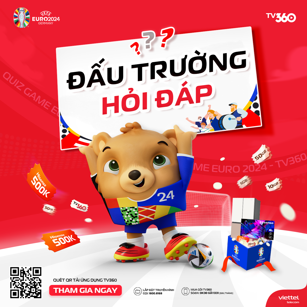 “Xem EURO 2024 trên TV360 trúng quà cực đã”: Cơ hội trúng quà mỗi ngày và xem sớm nhất UEFA EURO 2024- Ảnh 3.