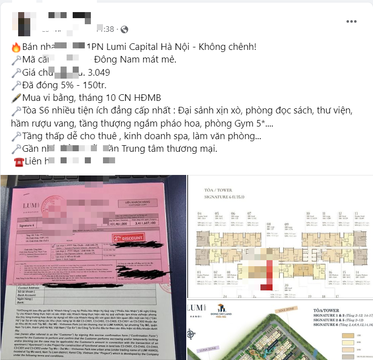 Hệ lụy có thể xảy ra khi Dự án Lumi Hà Nội nhận tiền đặt chỗ của khách hàng khi chưa đủ điều kiện- Ảnh 3.