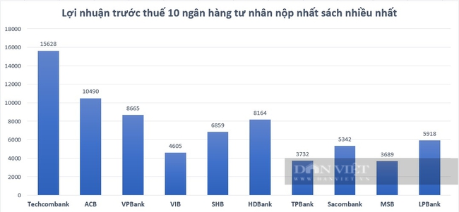 Lộ diện 10 ngân hàng tư nhân nộp ngân sách nhiều nhất Việt Nam- Ảnh 2.