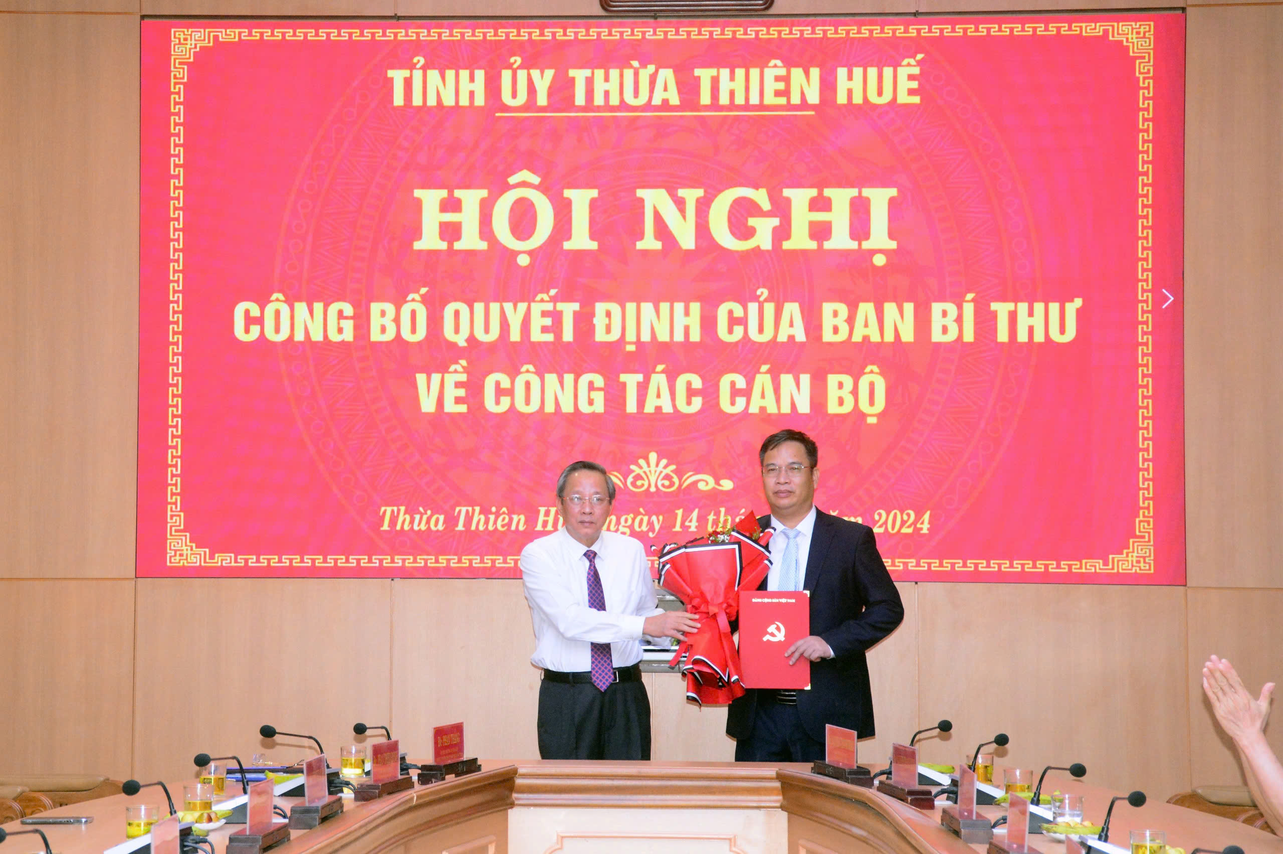 Ủy viên Ủy ban Kiểm tra Trung ương được Ban Bí thư điều động làm Phó Bí thư Tỉnh ủy Thừa Thiên Huế- Ảnh 1.