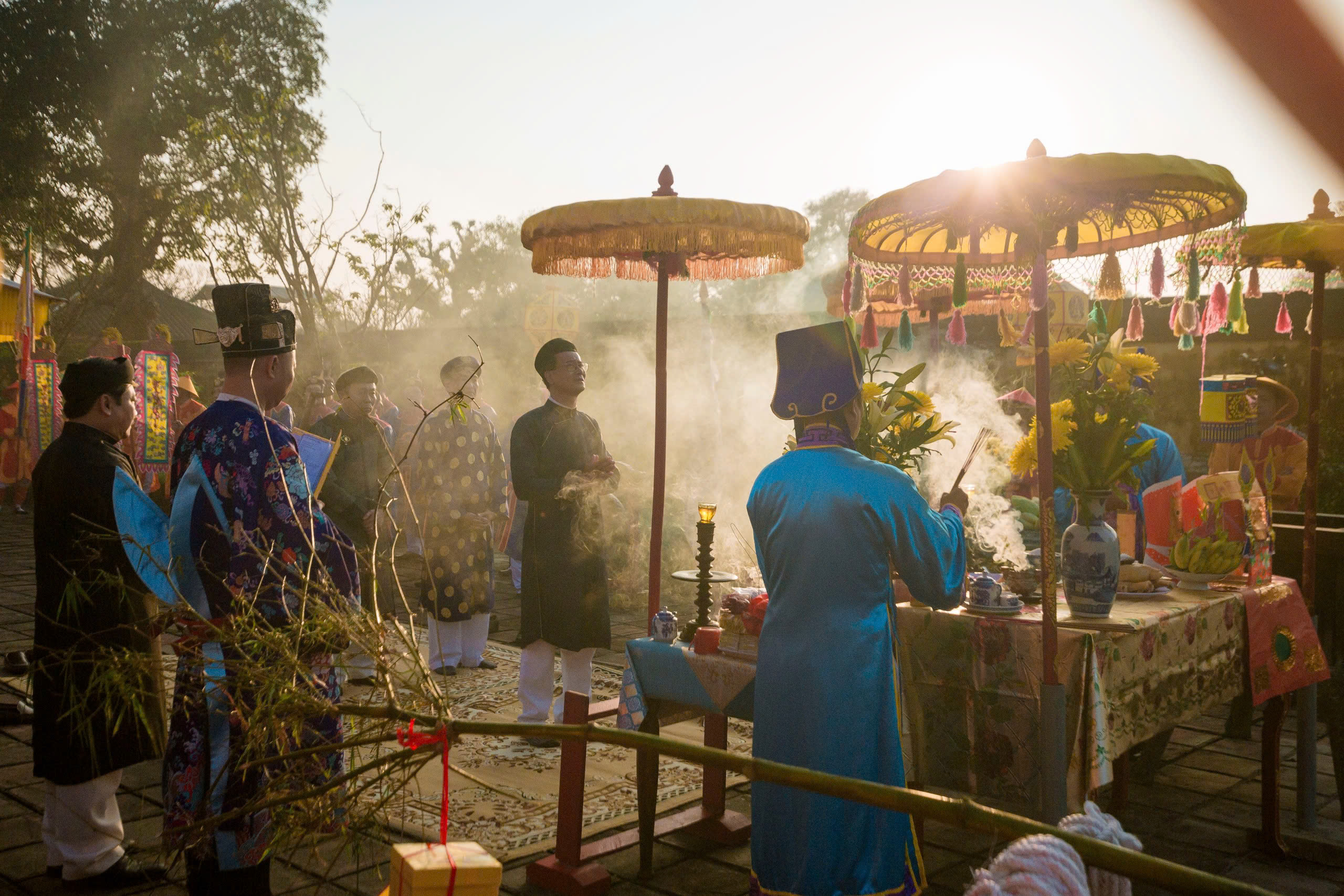 Hoàng cung Huế dựng nêu đón Tết, đuổi trừ tà ma- Ảnh 5.