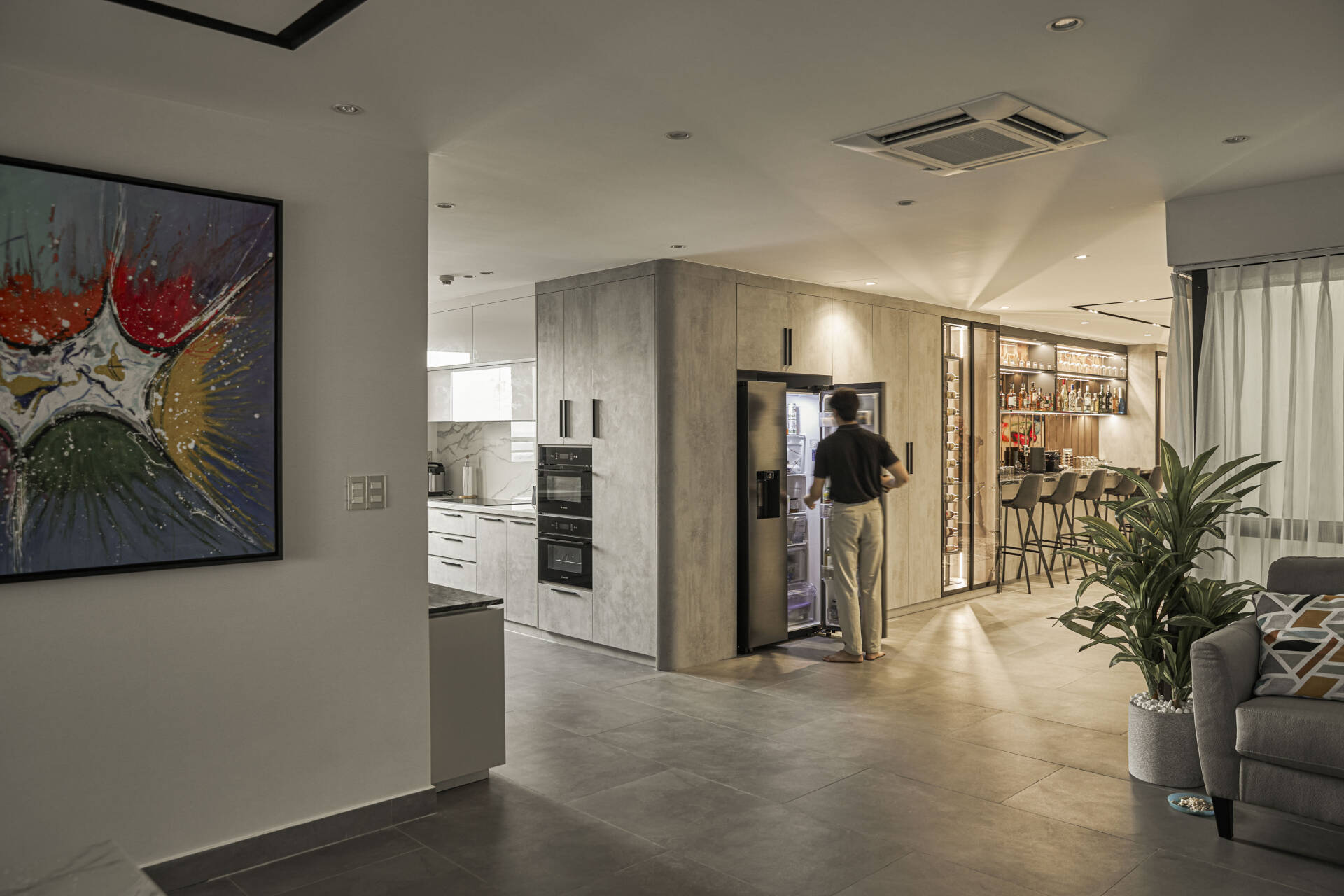 Căn penthouse mang phong cách Industrial nằm trong lòng TP. HCM - Ảnh 11.