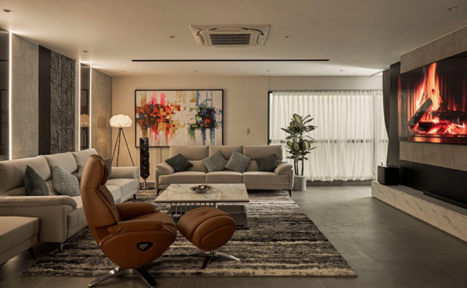 Căn penthouse mang phong cách Industrial nằm trong lòng TP. HCM - Ảnh 2.