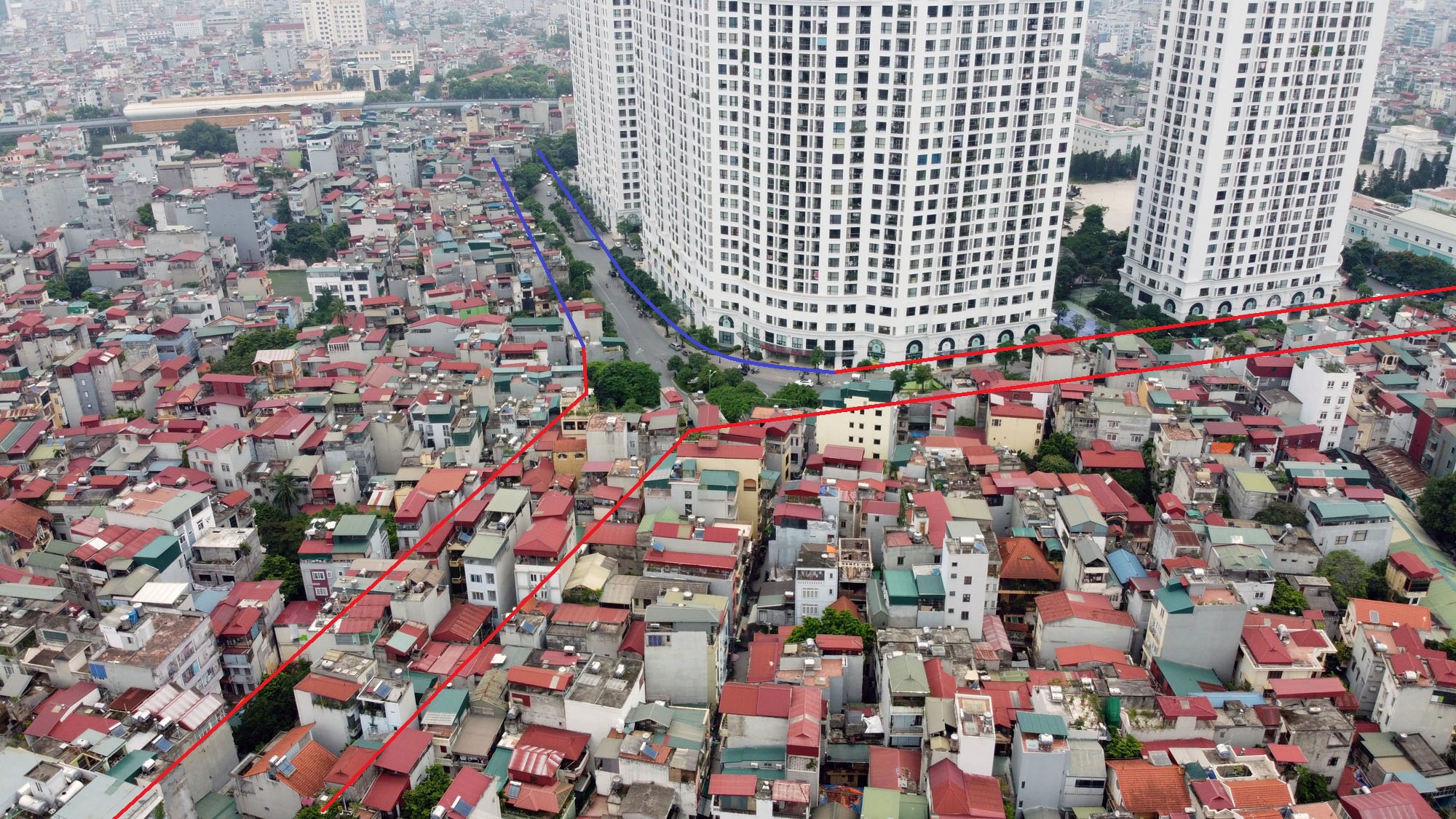 TIG Tower khởi công, lối đi tạm bị đóng: Áp lực giao thông đè nặng phố Cự Lộc - Ảnh 6.
