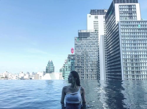 Khỏa thân trong tuyết, hot girl xứ Đài bị nghi ngờ chiêu trò