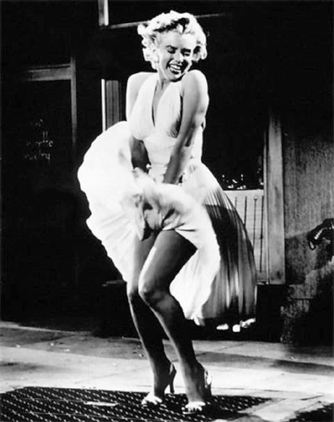 Cảnh quay gợi cảm của Monroe trong The Seven Year Itch