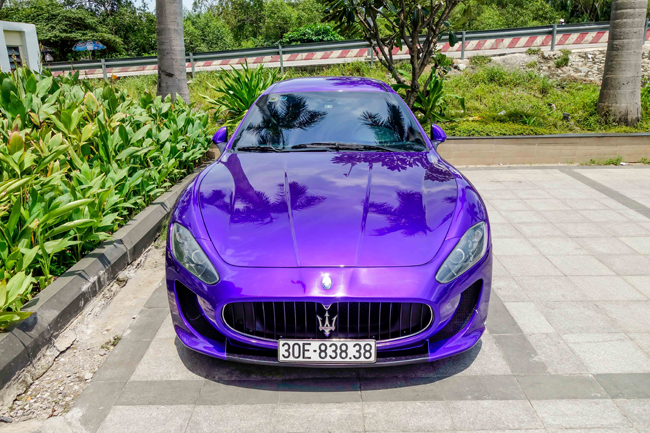 maserati granturismo mau tim “cuc doc”, bien dep tro lai sai gon hinh anh 13