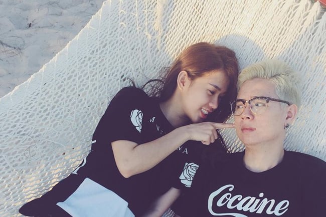 nguoi yeu cu ngoc thao cong khai tinh moi nong bong va sexy hinh anh 2