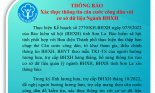 BHXH tỉnh Sơn La: Thông báo xác thực thông tin căn cước công dân với cơ sở dữ liệu ngành BHXH