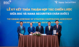 Hana Securities trở thành cổ đông chiến lược của chứng khoán BIDV