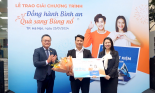 Sacombank trao giải chương trình quay số trúng thưởng 'Đồng hành bình an - Quà sang bùng nổ' 