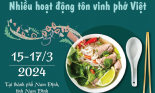 Festival Phở 2024: Nhiều hoạt động tôn vinh phở Việt