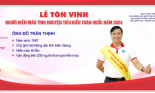 44 lần hiến máu tình nguyện, Chủ tịch Hội Nông dân tỉnh Kiên Giang được tôn vinh 