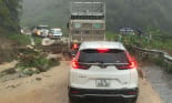 Huyện Vân Hồ (Sơn La) mưa lớn do ảnh hưởng bão số 2, giao thông tiềm ẩn nhiều nguy hiểm