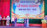 Bí thư Tỉnh ủy Lai Châu dự khai giảng năm học mới tại trường THPT chuyên Lê Quý Đôn