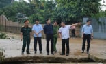 Bí thư Tỉnh ủy Sơn La Hoàng Quốc Khánh kiểm tra ảnh hưởng bão số 3 tại huyện Mộc Châu